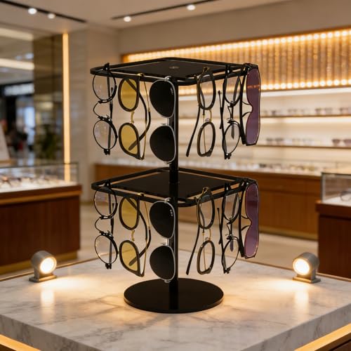 Solution de rangement compacte en acrylique pour vos lunettes sur votre coiffeuse - 4