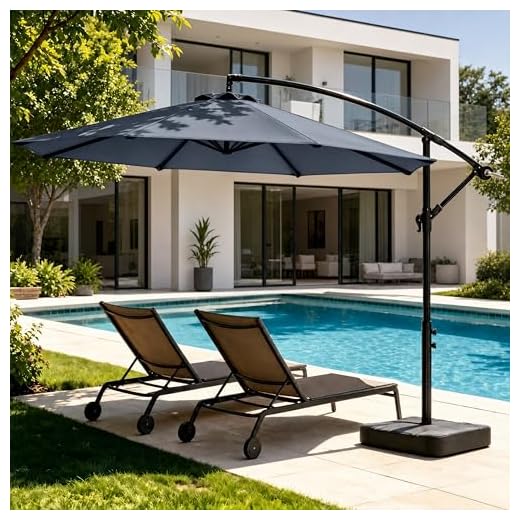 10FT Cantilever Offset Patio Umbrella