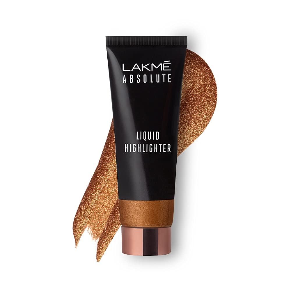 Lakmé Absolute Liquid Highlighter, Bronze, 25 ml