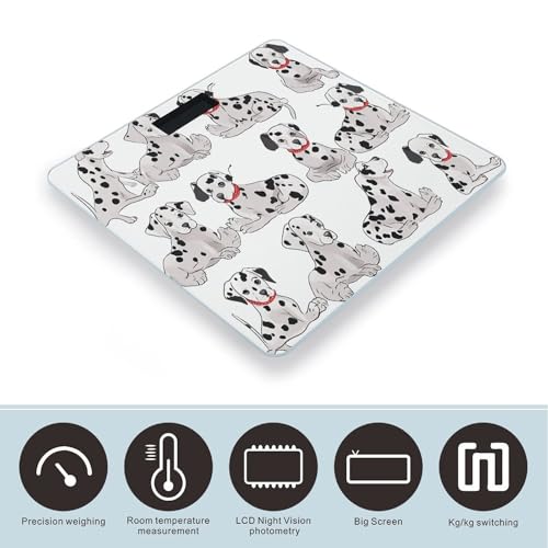Báscula digital de baño VstaDank con diseño dálmata miniatura 3