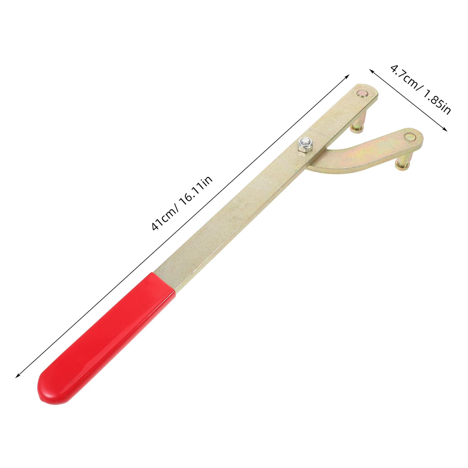 Strumento di Bloccaggio Puleggia Regolabile in Acciaio al Carbonio per Albero a Camme, Utensile per Cinghia di Distribuzione e Manutenzione Motore, Supporto Puleggia per Officina