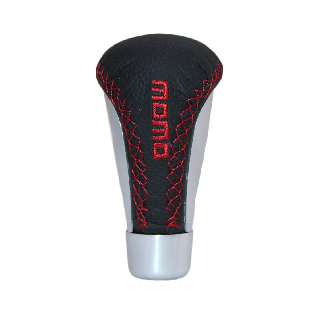 WincaMomo LEATHER RED GEAR SHIFT KNOB
