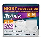 Inspire Adult Diapers Women or Men - MAX Absorbency | Our Most Absorbent and Dry, Incontinence Underwear for Women or Men | Leak Proof Diaper Overnight or Daytime for Heavy