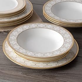 Elevate Your Dining Experience with the Noritake Trefolio Gold 12-Piece Dinnerware Set - Buy Yours Today! – Noritake