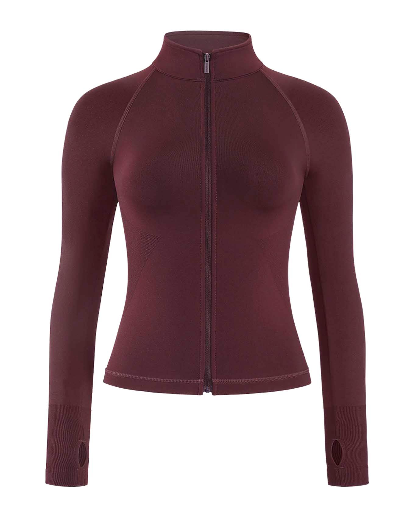 AUROLA Influence Athletic Workout Jacket for Women, Lightweight Slim Fit Full Zip Running Yoga Sports Jacket with Thumb Holes-image-43