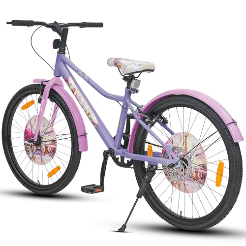 Image of Emma Cycle for Kids 10 to 15 Years Girls (Purple /Pink, 24T)