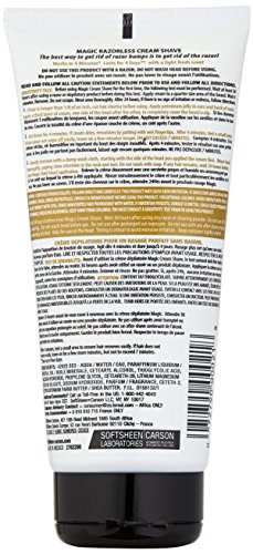 Magic Shave Razorless Cream Shave, Bald Head Smooth Head Maintenance, Light Fresh Scent 6 oz (Pack of 12)