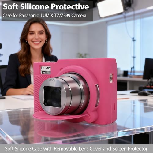 Funda silicona para cámara Panasonic Lumix ZS99 miniatura 4