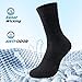 TANSTC Sportsocken Herren Damen 39-42, Baumwolle Dicke Wandersocken Herrensocken Für Joggen Laufen Gymnastik Erholung, Klassischer Casual Business Arbeitssocken Tennissocken Unisex, Schwarz 6 Paar