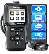 OBD2 Diagnosegerät, TOPDON AL400 Auto Auslesegerät OBD-II Diagnosewerkzeuge mit 10 OBD2-Funktione...