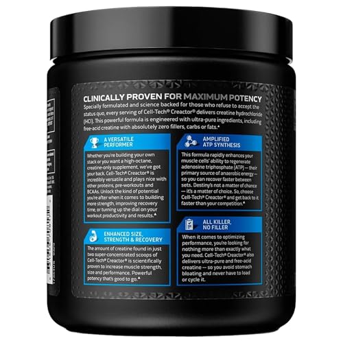 Muscletech FID52840 Cell-Tech Creactor - Creatine Hcl Formula - Muscle Builder For Men & Women thumb #2