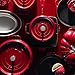 STAUB Cast Iron Round Cocotte, Dutch Oven, 7-quart, serves 7-8, Made in France, Cherry