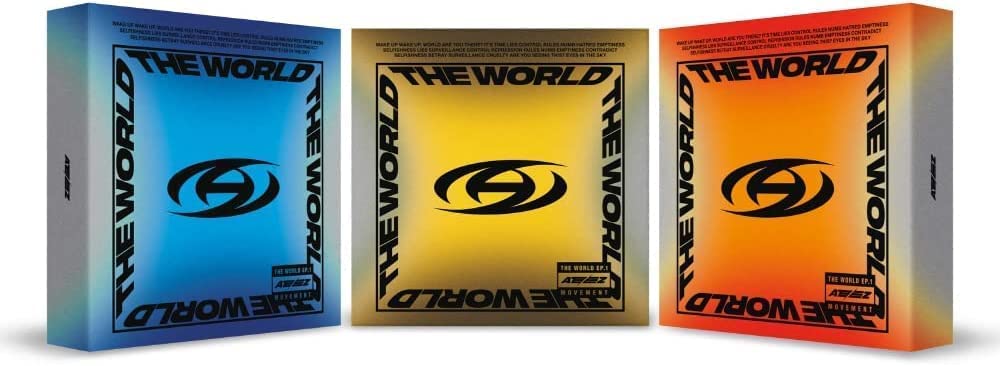 Ateez Diary Ver. Kq Entertainment - The World Ep.1 : Movement Album+Folded Poster (Diary Ver.), 165 X 165 X 28 Mm, (Cmcc11735)