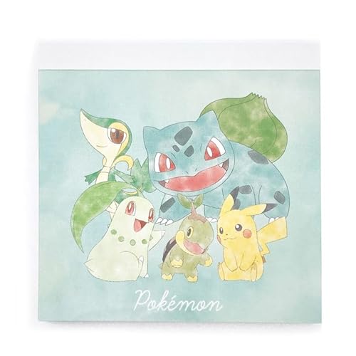 ショウワノート(Showa Note) ポケットモンスター ミニメモ Aピカチュウ&くさタイプ 433996