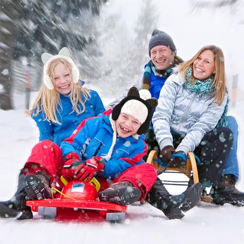 Forreen Ohrenschützer für Mädchen, 2 Stück Ohrenwärmer Plüsch Süße KatzeÖhrche Einstellbar Earmuffs Weich Kältebeständig Ohrwärmer für Außenbereich, Warm, Winter