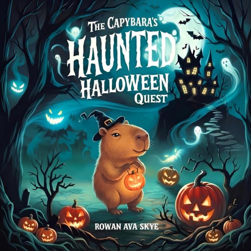 『The Capybara's Haunted Halloween Quest』のカバーアート