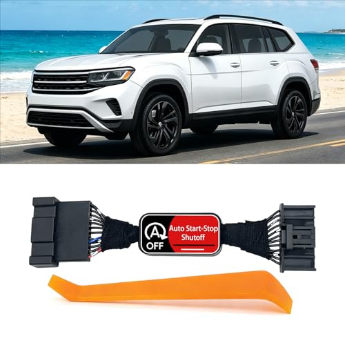 000.065.760 - Key Fob for Remote Engine Start - 6 Auto Start Stop Eliminator for Volkswagen Atlas 2017-2023 Engine Auto Stop Disabler - Plug Play/Error Free Accessories