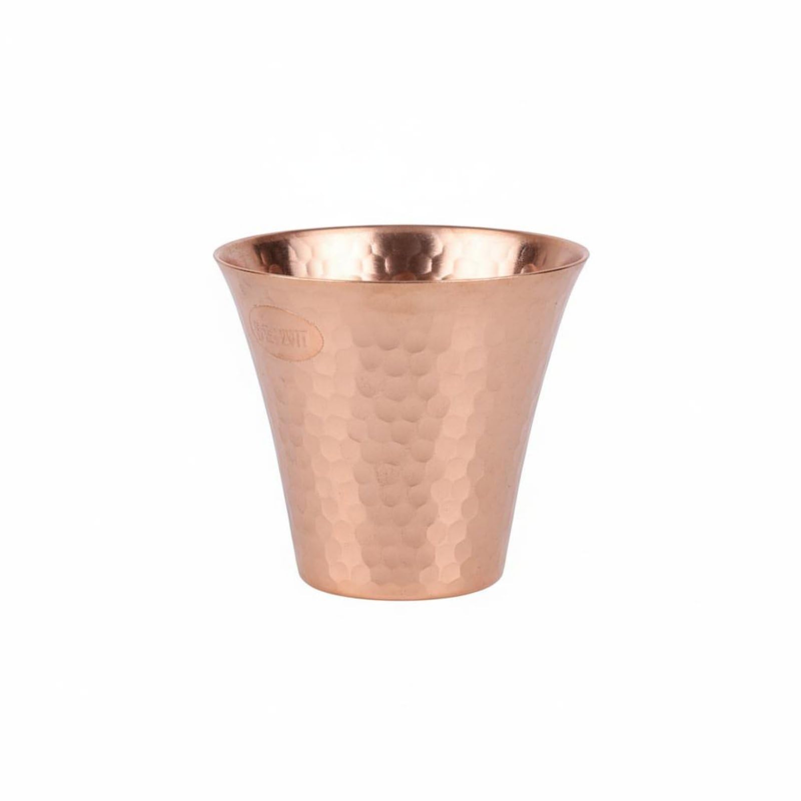 Compact Design Chinese Kung Fu Teacup Sturdy & Long-Lasting Hammered Copper Cup Chinese Design Teacup for Gongfu Tea Enthusiasts, Collectors, Home Bar, Purple Copper, S | Copper | Metalware-image-17