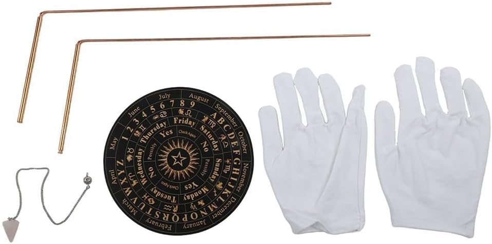 Find Water and Minerals with 99% Copper Dowsing Rods and Pendulum Set for Psychic Abilities (6 Pack)