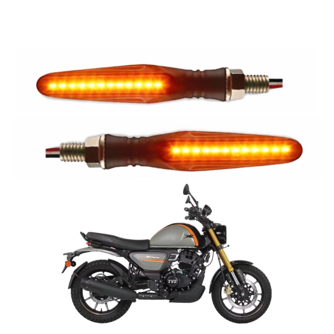9-LED Waterproof Motorcycle Turn Signal Indicator Light – Yellow Blinker For TVS Ronin A115-picture-33