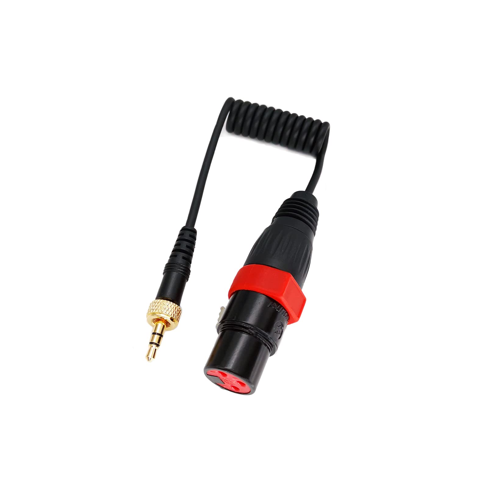 HENGYONGTA Cable de audio de salida de micrófono XLR hembra de 3,5 mm a 3 pines para receptores inalámbricos Saramonic LavMic, UwMic9, VmicLink5, UwMic10, UwMic15