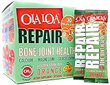 Ola Loa Repair Orange Multivitamin Drink Mix - Daily Bone & Joint Supplement, Calcium, Magnesium, Glucosamine, Anti-Aging Vitamin - Give Your Body The Nutrient Support it Deserves - 30 Packets (9oz)