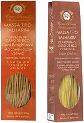 Kit 2 Talharim Grão de Bico Ceres: Tradicional, Funghi