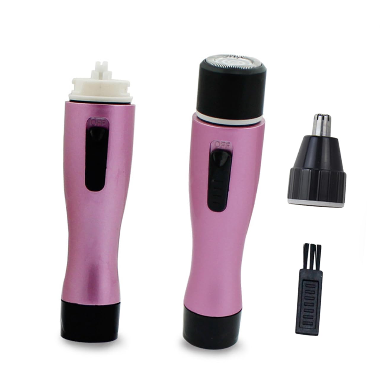 FRCOLOR 3piezas Afeitadora Facial Eléctrica Para Mujeres Depilador De Cuerpo y Cara Recargable Para Axilas Piernas y Línea De Bikini Sin Irritación