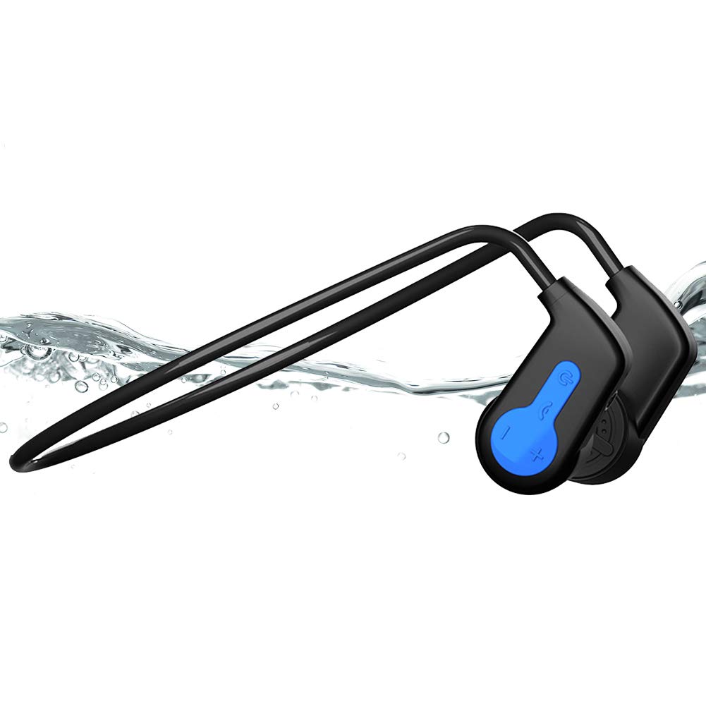 Bezprzewodowe słuchawki do pływania, wodoodporne IP68, słuchawki Bluetooth 5.0, słuchawki z otwartym uchem, sportowy zestaw słuchawkowy z pamięcią 16 G, odtwarzacz muzyki MP3 do biegania,