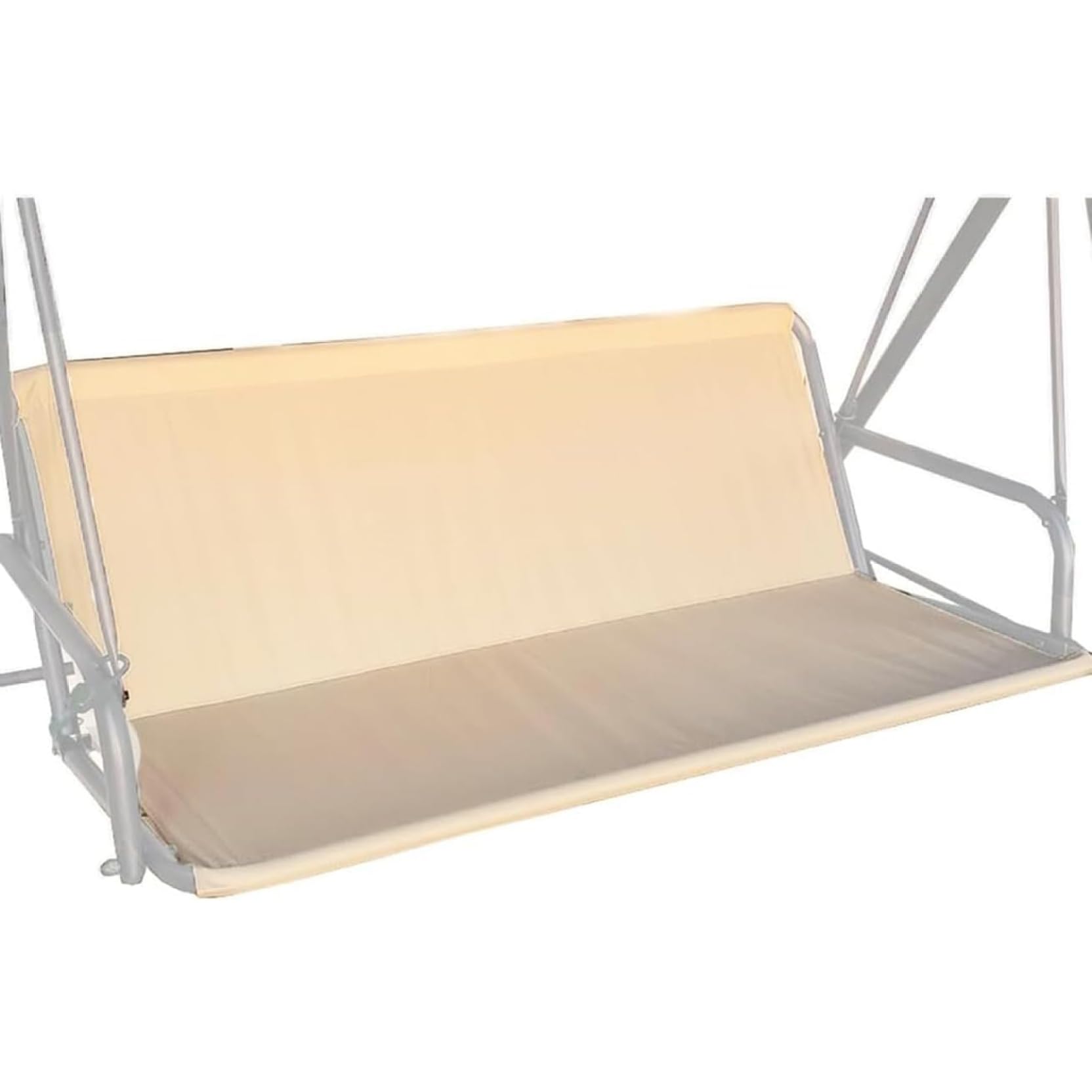 Toile de rechange balancelle beige Oxford 600D bâche robuste anti-UV pour chaise suspendue patio