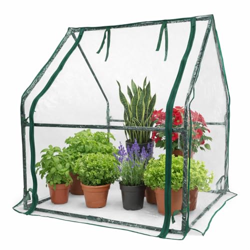 Gardzen Mini Greenhouse Heavy Duty Portable Green...