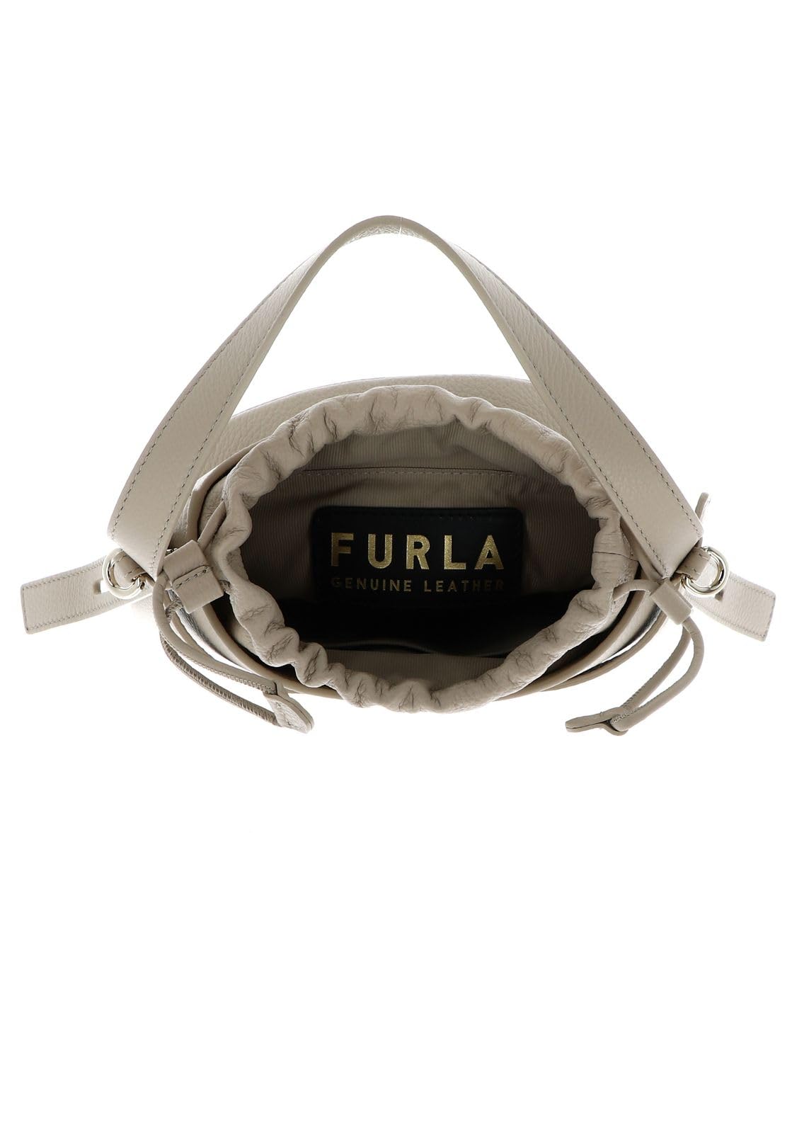 Furla Giove Mini Bucket Bag Grano