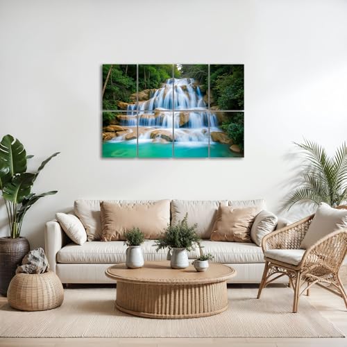 8 Pack Paneles Acústicos Decorativos con Imagen Self Adhesive para Estudios y Hogar 48"x32" miniatura 5