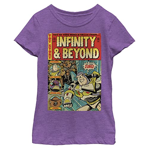 Image of Girl's Toy Story Buzz Lightyear Comic Cover T-Shirt