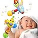 Produktbild aovowog Baby Rasseln Weiche Baby Musikinstrumente Sensorisches Spielzeug Niedliches Kuscheltier Spielzeug für Baby 0 3 6 9 12 Monate