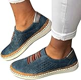 zapatos ortopedicos mujer peru Zapatilla de running atlética para mujer - LIGERA Y TRANSPIRABLE: parte superior de malla de aire para ventilación y soporte ligero. Deja que tus pies se sientan cómodos cuando te pongas estas zapatillas transpirables.