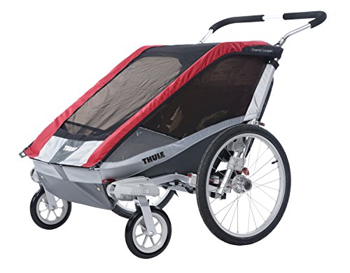 Thule Chariot Cougar Double Stroller - Red
