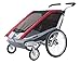 Thule Chariot Cougar Double Stroller - Red