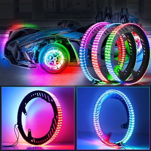 AddSafety Wheel Ring Lights Fit for Polaris Slingshot S SL SLR R Roush