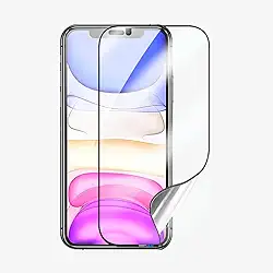 Película Nano Gel Protetora de Tela Frontal Cerâmica Transparente Não Quebra Anti Impacto Para iPhone (iPhone 11/XR)