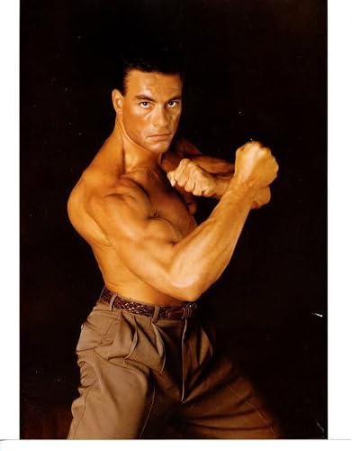 Jean Claude Van Damme Shirtless 8x10 Photo #B9754