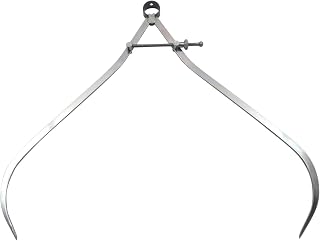 Taytools 467993 Toolmaker's “Yankee” Spring Outside Calipers OD Dividers, Solid Nut, 12 Inches / 300 mm Range, Fine Adjustment Mechanism, Flat Leg