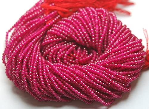Calcédoine rose 3mm en fil de perles facettées pour remplacer les breloques ternes