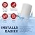 Healthy Spring 20 Micron 20 Inch x 2.5 Inch, 4-Pack Spun Polypropylene Whole House Sediment Water Filter Replacement Cartridge, Compatible with Pentek P20-20, Purtrex PX20-20, Made in USA