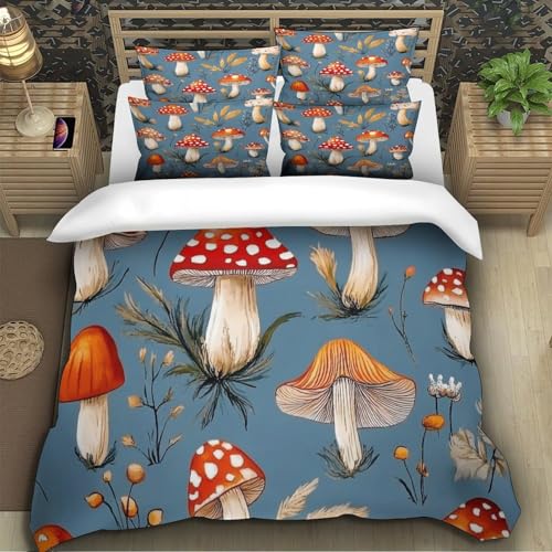 Parure de lit 3D fleurs rouges haut de gamme en microfibre fluide douce - 5