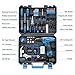 PULITUO Tool Set, 148-Piece Home Drill Set with 12V Blue Cordless Drill, Hand Tool Kits, and Tool Box, Suitable for Men, Women, and DIY Enthusiasts for Home Improvement.