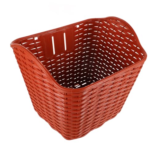 SUPVOX 防水仕様自転車前カゴ 大容量プラスチック製 取り外し可能ハンドルバー用バスケット 通勤通学アウトドアに