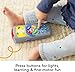 Fisher-Price Baby Learning Toy Laugh & Learn Puppy’s Remote Pretend TV Control with Music & Lights for Developmental Play Infants Ages 6+ Months