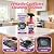 Grill Cleaner Spray, Heavy Duty BBQ Degreaser, Foaming Grease Remover for Gas Charcoal Grill Grates, for Burnt-On Food & Carbon Buildup (1 bottle)