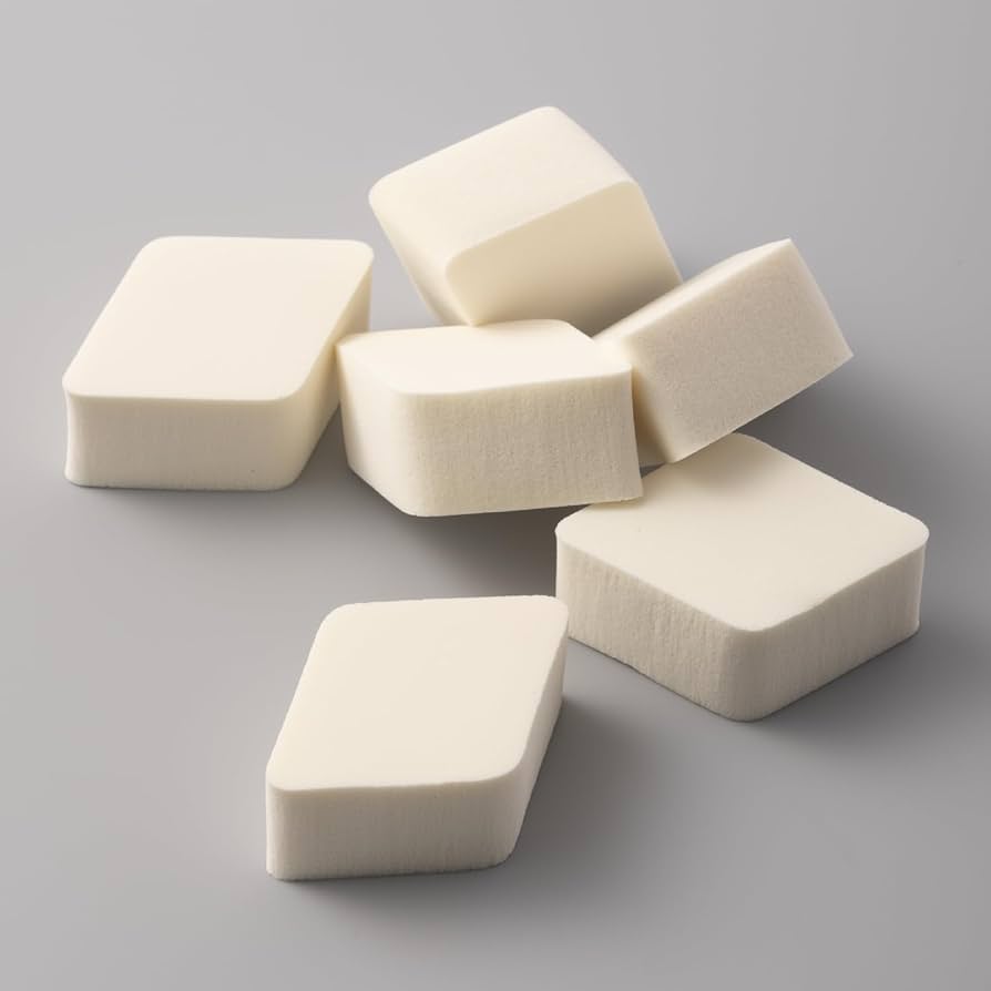 Amazon | 貝印 KQ3234プロ用ファンデパフひし型6PSBR 6個 (x 1